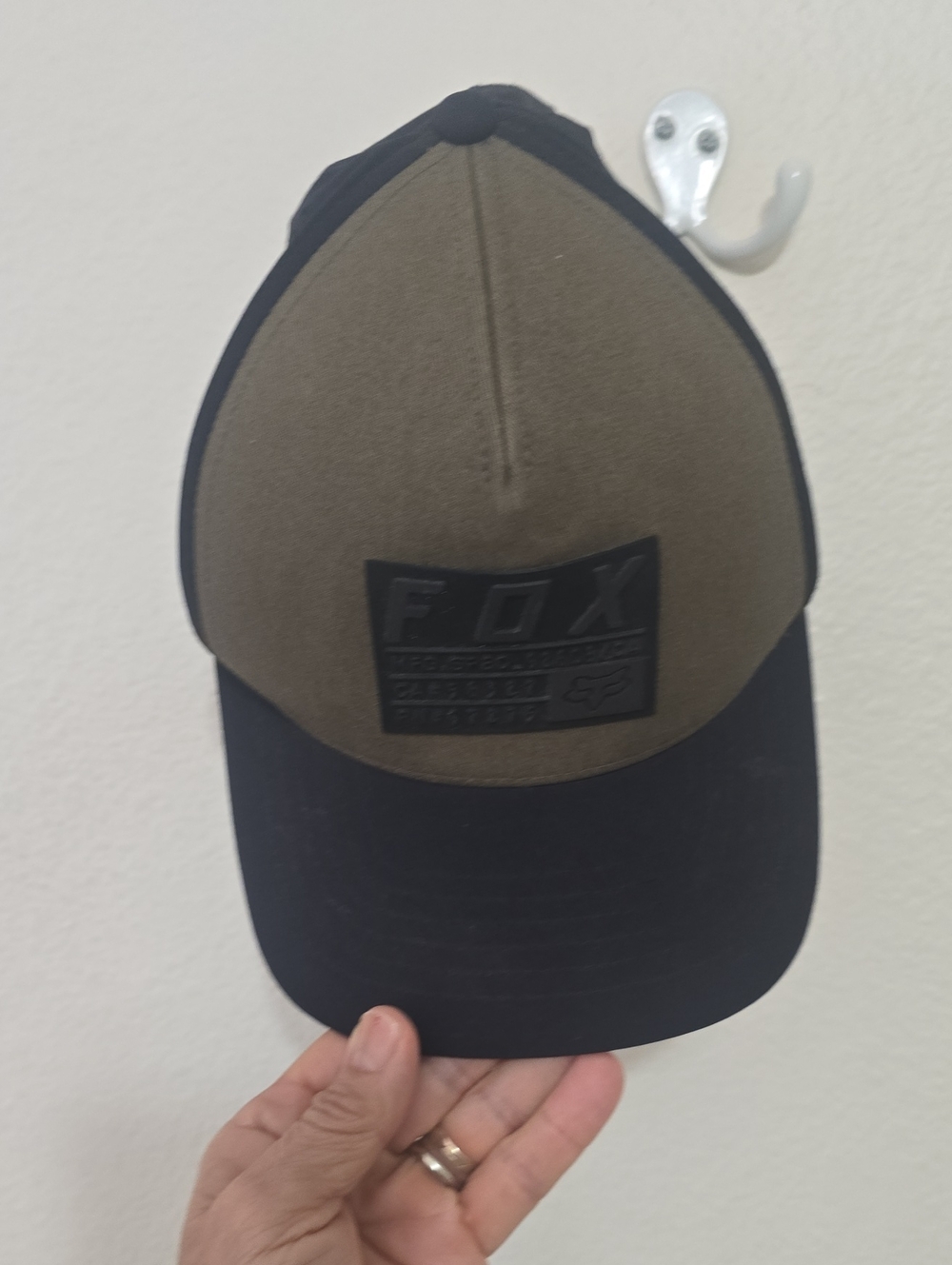 Fox Two-Tone Olive Green and Black Baseball Cap